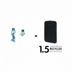 Etui Eco SLIM S MS Surface czarny 11-13 cala