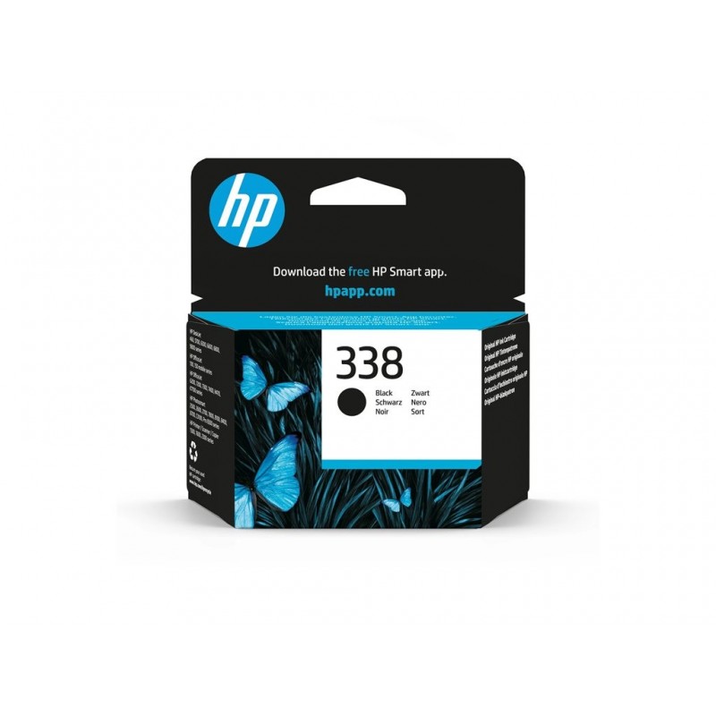 HP 338 oraiginal ink cartridge black standard capacity 11ml 450 pages 1-pack HP 338 oraiginal ink cartridge black standard capacity 11ml 450 pages 1-pack