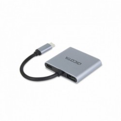 Stacja dokująca USB-C Portable 4-in-1 D ock 4K 2xHDMI 100W PD Stacja dokująca USB-C Portable 4-in-1 D ock 4K 2xHDMI 100W PD
