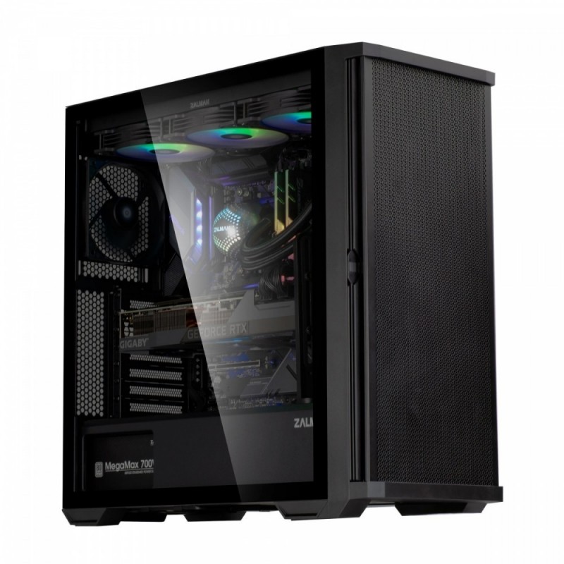 Obudowa Z10 ATX Mid Tower czarna wentylator x4 Obudowa Z10 ATX Mid Tower czarna wentylator x4
