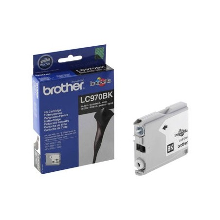 BROTHER LC970BK Tusz Brother LC970BK black 350str DCP135 / DCP150 / MFC235 / MFC260
