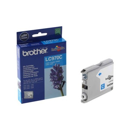 BROTHER LC970C Tusz Brother LC970C cyan 300str DCP135 / DCP150 / MFC235 / MFC260