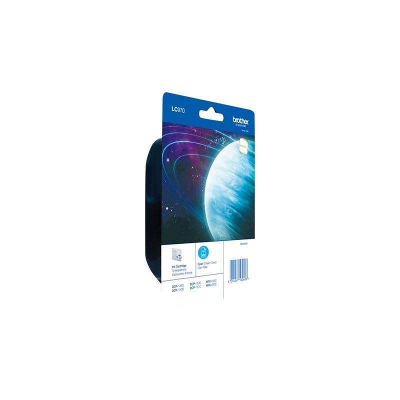 BROTHER LC970C Tusz Brother LC970C cyan 300str DCP135 / DCP150 / MFC235 / MFC260