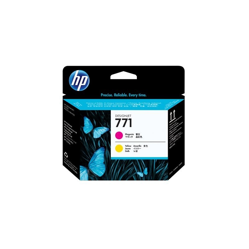 HP 771 original printhead magenta and yellow