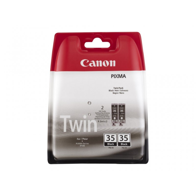 CANON PGI-35 Twin Pack Black Ink Value Pack (2 ink tanks)