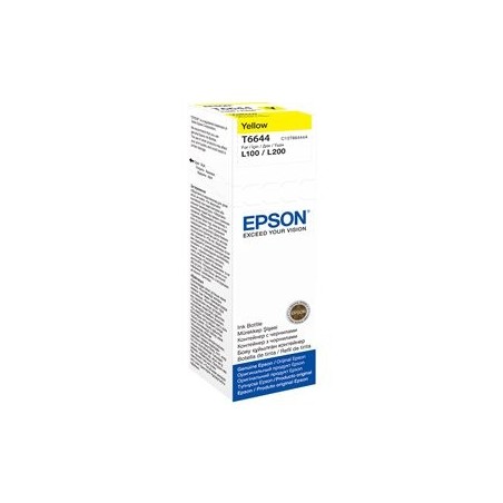 EPSON C13T66444A Tusz Epson T6644 yellow 70ml L100/L200/L300/L355 EPSON C13T66444A Tusz Epson T6644 yellow 70ml L100/L200/L300/L355