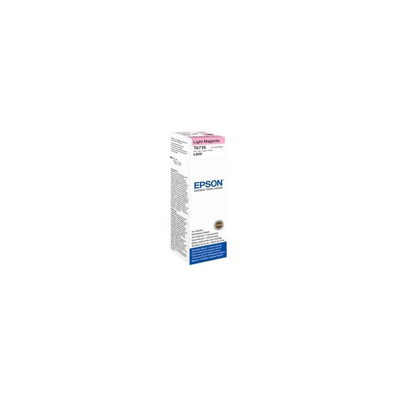 EPSON C13T67364A Tusz Epson T6736 light magenta 70 ml L800 EPSON C13T67364A Tusz Epson T6736 light magenta 70 ml L800