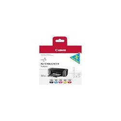 CANON 1LB PGI-72 MBK/C/M/Y/R ink cartridge black and colour standard capacity multipack