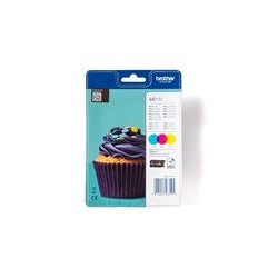 BROTHER LC123RBWBP Zestaw Brother LC123RBWBP CMY Blister Pack 600str MFC-J4510DW / DCP-J552DW