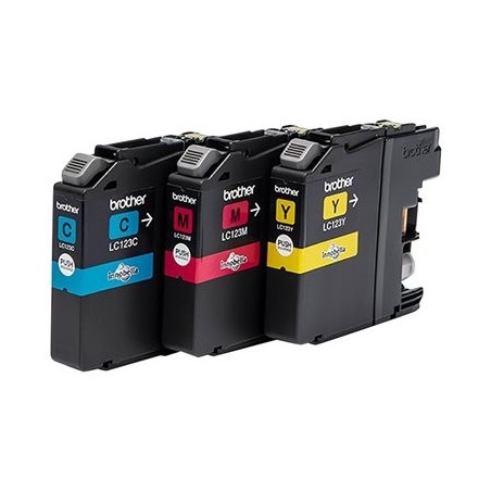 BROTHER LC123RBWBP Zestaw Brother LC123RBWBP CMY Blister Pack 600str MFC-J4510DW / DCP-J552DW