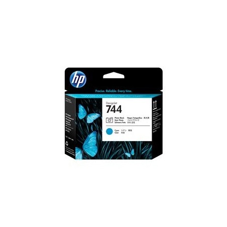 HP 744 Photo Black & Cyan Printhead