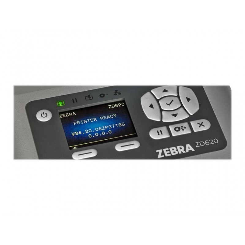 ZEBRA ZD62142-T0EF00EZ TT Printer ZD620, LCD Standard EZPL 203 dpi, EU and UK Cords, USB, Serial, LAN ZEBRA ZD62142-T0EF00EZ TT Printer ZD620, LCD Standard EZPL 203 dpi, EU and UK Cords, USB, Serial, LAN