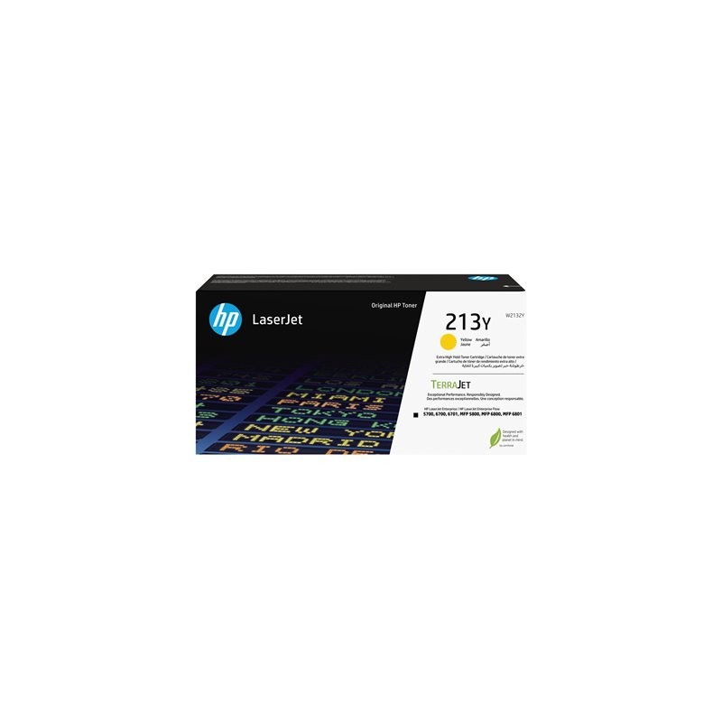 HP 213Y Yellow Original LaserJet Toner Cartridge
