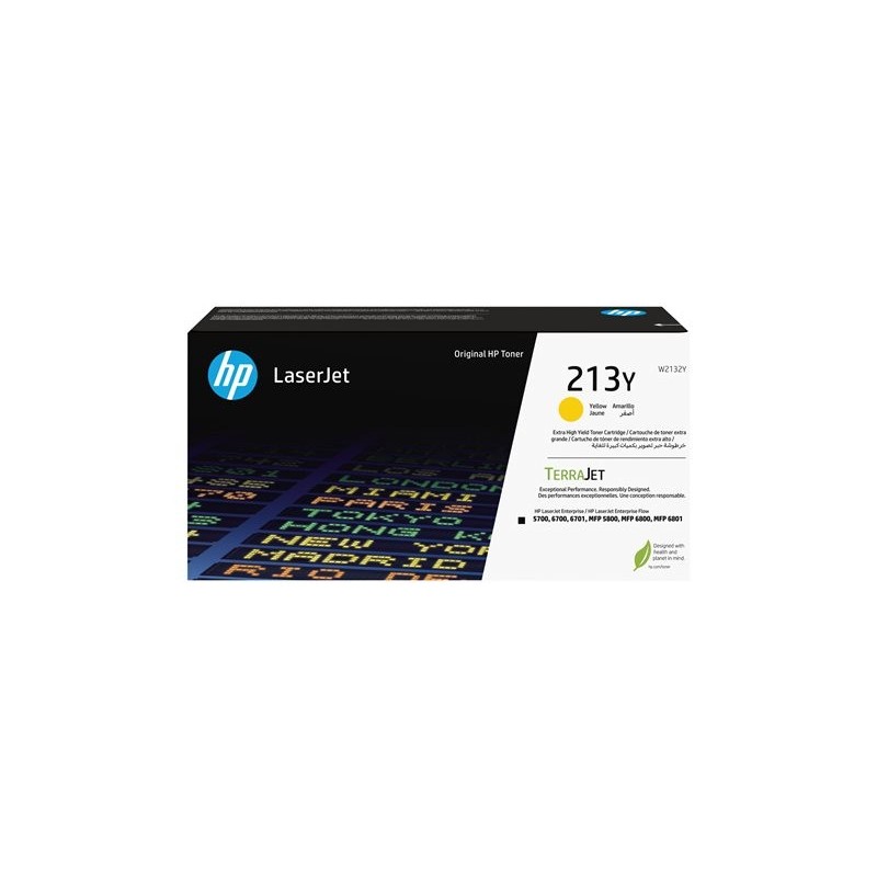 HP 213Y Yellow Original LaserJet Toner Cartridge