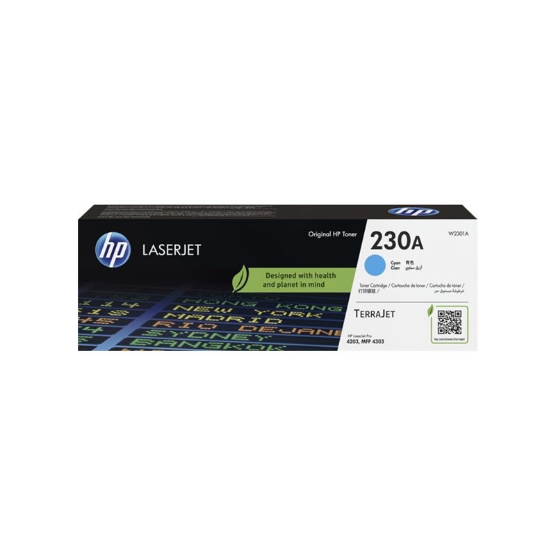 HP 230A Cyan Original LaserJet Toner Cartridge