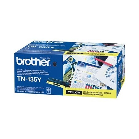 BROTHER TN135Y Toner Brother TN135Y yellow 4 000str HL-4040CN / HL-4050CDN / HL-4070CDW BROTHER TN135Y Toner Brother TN135Y yellow 4 000str HL-4040CN / HL-4050CDN / HL-4070CDW