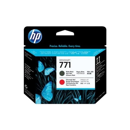 HP 771 original printhead matte black and chromatic red standard capacity 1-pack HP 771 original printhead matte black and chromatic red standard capacity 1-pack