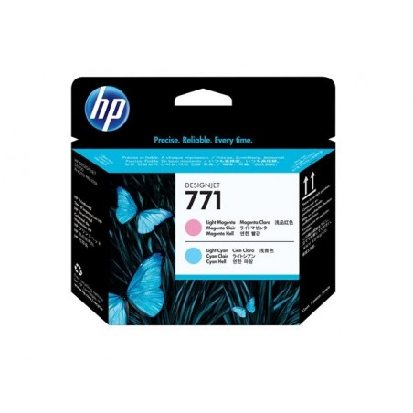 HP 771 original printhead light magenta and light cyan standard capacity 1-pack