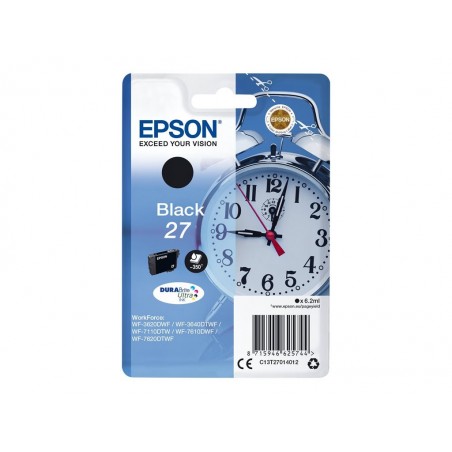 EPSON C13T27014012 Tusz Epson T2701 black DURABrite