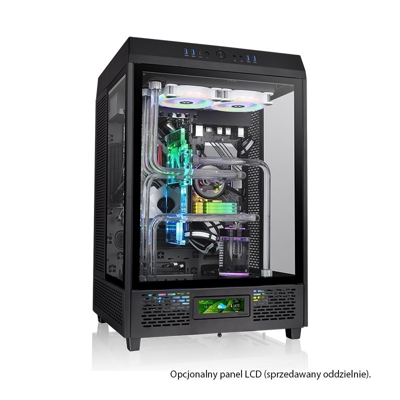 obudowa - The Tower 500/Black tg*3/ 120mm*2 obudowa - The Tower 500/Black tg*3/ 120mm*2