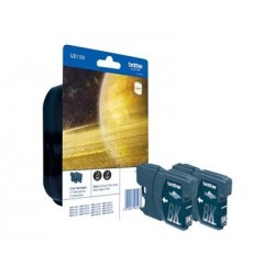 BROTHER LC1100BKBP2 Tusz Brother LC1100BKBP2 black Blister Pack (dwupak) 450str DCP395CN/DCP58CW