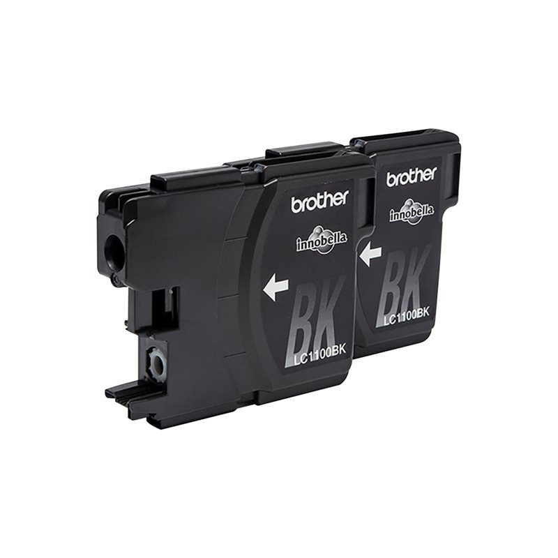 BROTHER LC1100BKBP2 Tusz Brother LC1100BKBP2 black Blister Pack (dwupak) 450str DCP395CN/DCP58CW