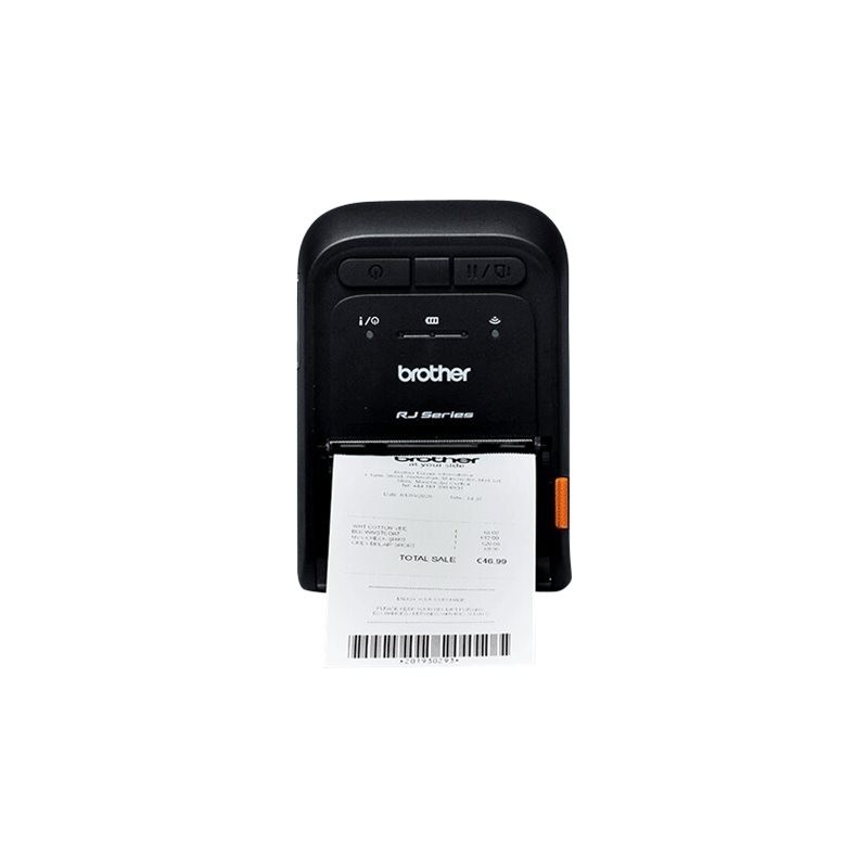 BROTHER RuggedJet RJ-2055WB Receipt printer direct thermal Roll 57mm 203dpi 101.6mm/sec USB 2.0 Wi-Fin NFC Bluetooth 4.2 BROTHER RuggedJet RJ-2055WB Receipt printer direct thermal Roll 57mm 203dpi 101.6mm/sec USB 2.0 Wi-Fin NFC Bluetooth 4.2