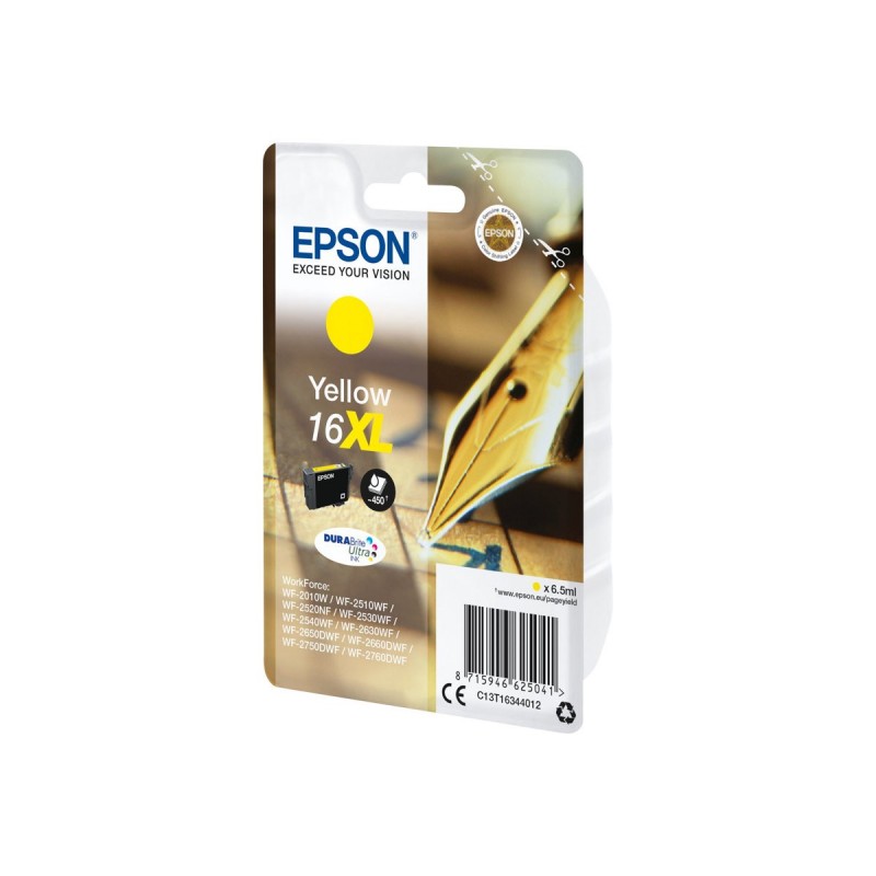 EPSON C13T16344012 Tusz Epson T1634 XL yellow DURABrite 6,5 ml WF-2010/25x0