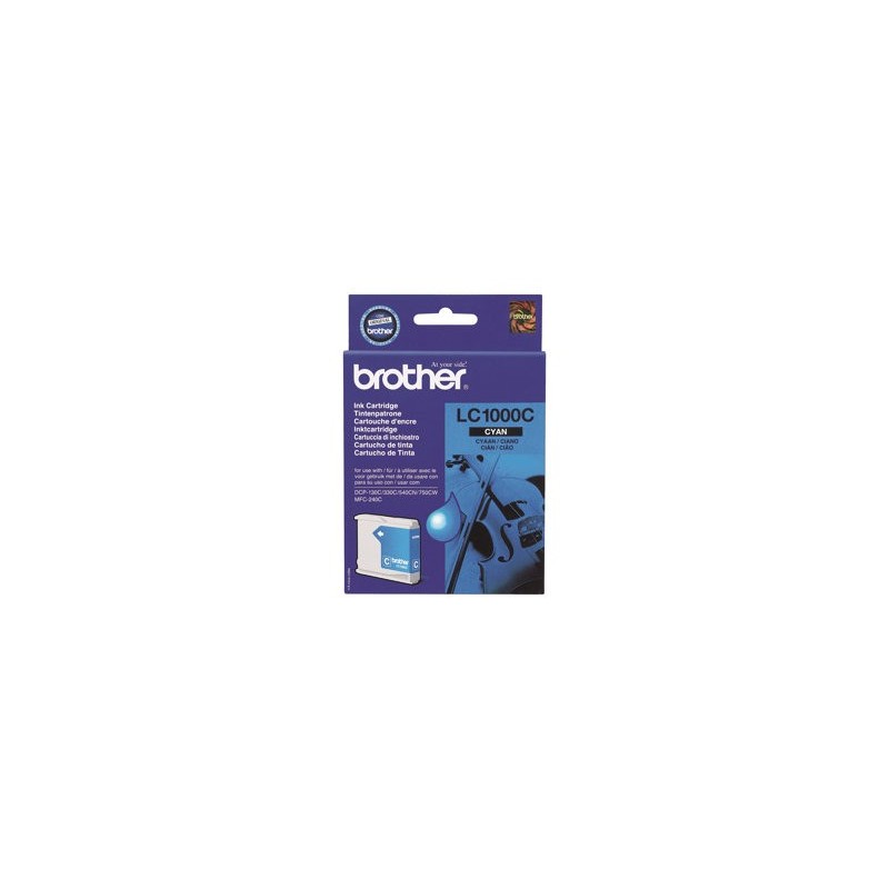 BROTHER LC1000C Tusz Brother LC1000C cyan 400str DCP330C / DCP540CN / MFC5460CN