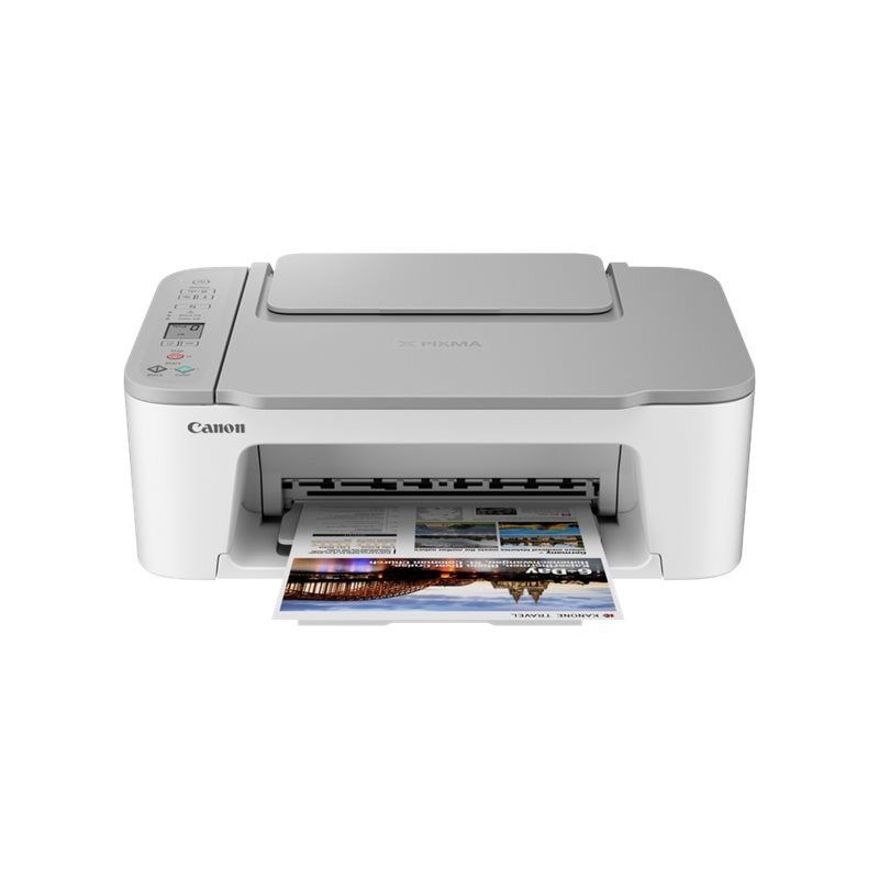 CANON PIXMA TS3451 WHITE color inkjet MFP printer 7.7 ipm