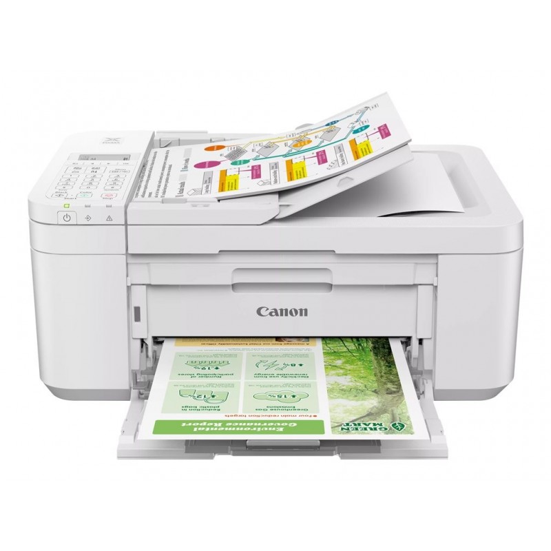 CANON PIXMA TR4651 WH color inkjet MFP Wi-Fi Print Copy Scan Fax Cloud 8.8 ipm mono / 4.4 ipm colour