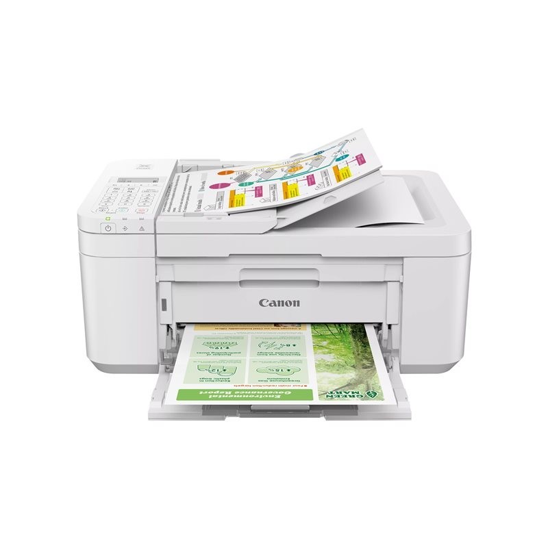 CANON PIXMA TR4651 WH color inkjet MFP Wi-Fi Print Copy Scan Fax Cloud 8.8 ipm mono / 4.4 ipm colour