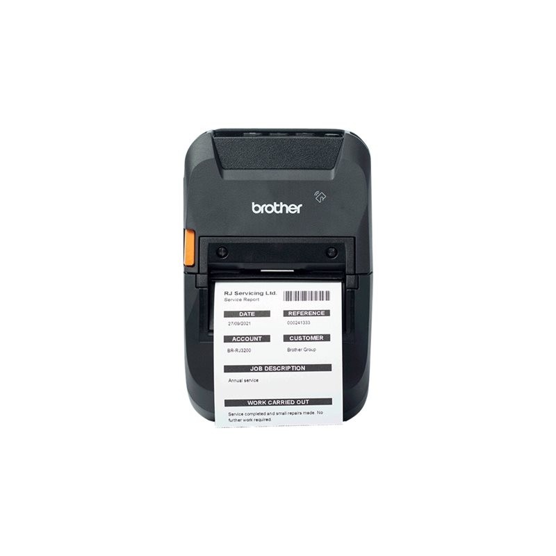 BROTHER RuggedJet RJ-3230BL Label printer direct thermal Roll 72mm 203dpi 127mm/sec USB NFC Bluetooth 5.0 BROTHER RuggedJet RJ-3230BL Label printer direct thermal Roll 72mm 203dpi 127mm/sec USB NFC Bluetooth 5.0