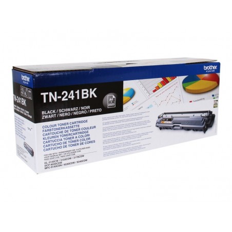 BROTHER TN241BK TWIN-pack black toners BK 2500pages/cartridge BROTHER TN241BK TWIN-pack black toners BK 2500pages/cartridge