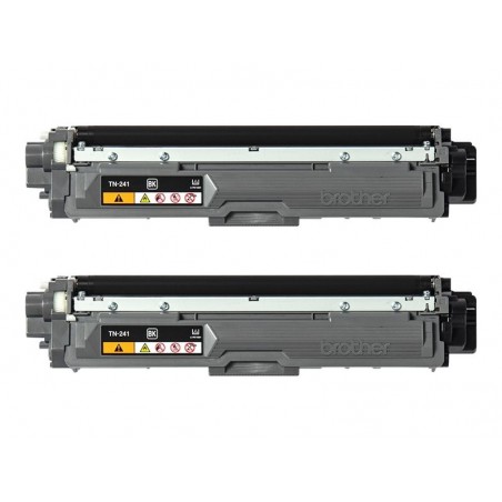 BROTHER TN241BK TWIN-pack black toners BK 2500pages/cartridge BROTHER TN241BK TWIN-pack black toners BK 2500pages/cartridge
