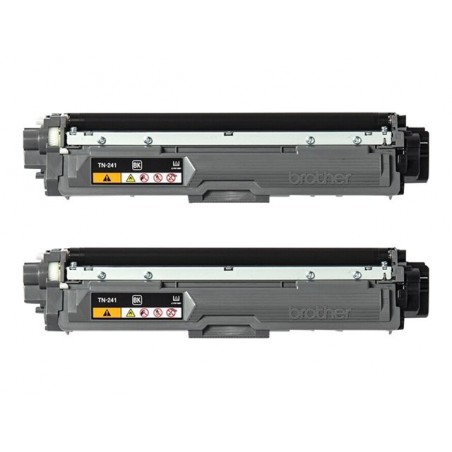 BROTHER TN241BK TWIN-pack black toners BK 2500pages/cartridge BROTHER TN241BK TWIN-pack black toners BK 2500pages/cartridge