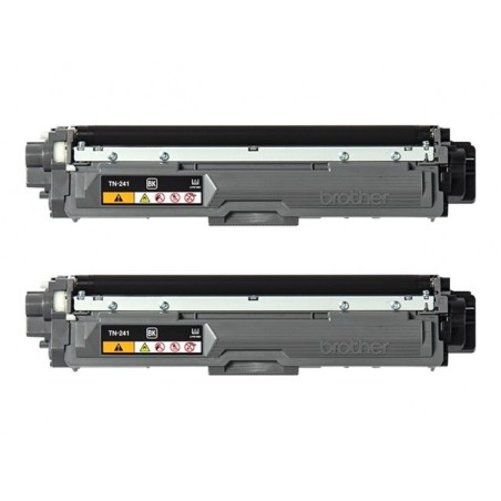 BROTHER TN241BK TWIN-pack black toners BK 2500pages/cartridge BROTHER TN241BK TWIN-pack black toners BK 2500pages/cartridge