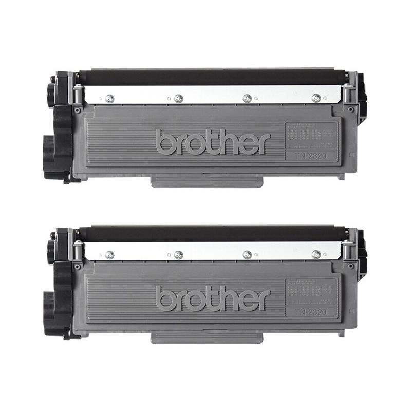 BROTHER TN2320 TWIN-pack black toners BK 2600pages/cartridge