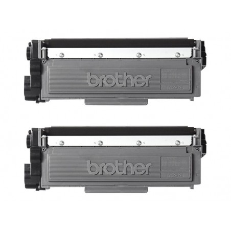 BROTHER TN2320 TWIN-pack black toners BK 2600pages/cartridge