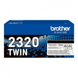 BROTHER TN2320 TWIN-pack black toners BK 2600pages/cartridge