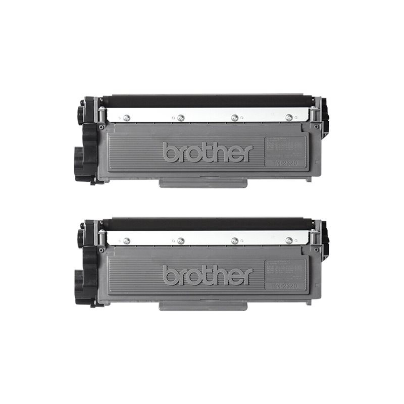 BROTHER TN2320 TWIN-pack black toners BK 2600pages/cartridge