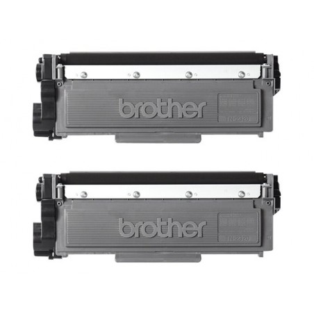 BROTHER TN2320 TWIN-pack black toners BK 2600pages/cartridge
