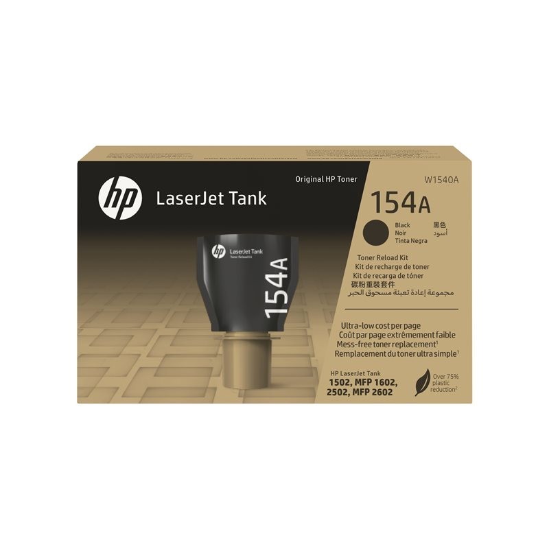 HP 154A Black Original LaserJet Tank Toner Reload Kit HP 154A Black Original LaserJet Tank Toner Reload Kit