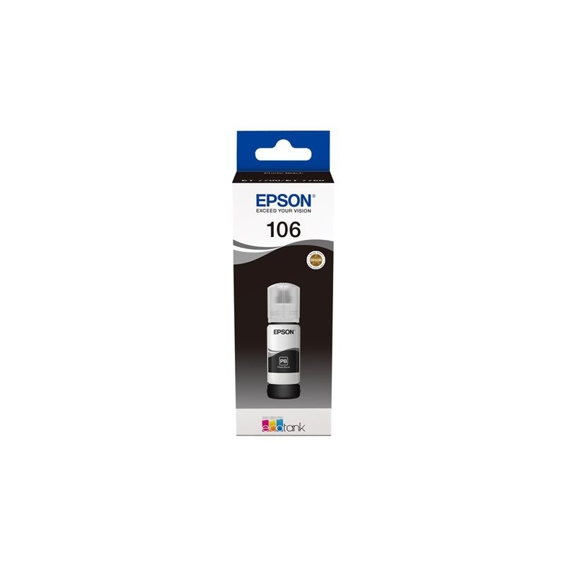 EPSON C13T00R140 Tusz Epson Photo Black 106 EcoTank L7160