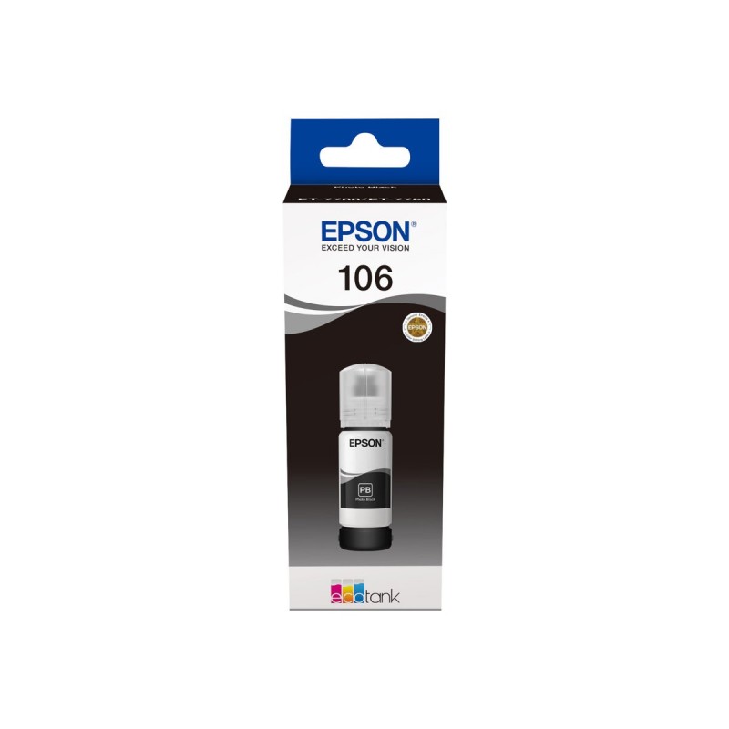 EPSON C13T00R140 Tusz Epson Photo Black 106 EcoTank L7160