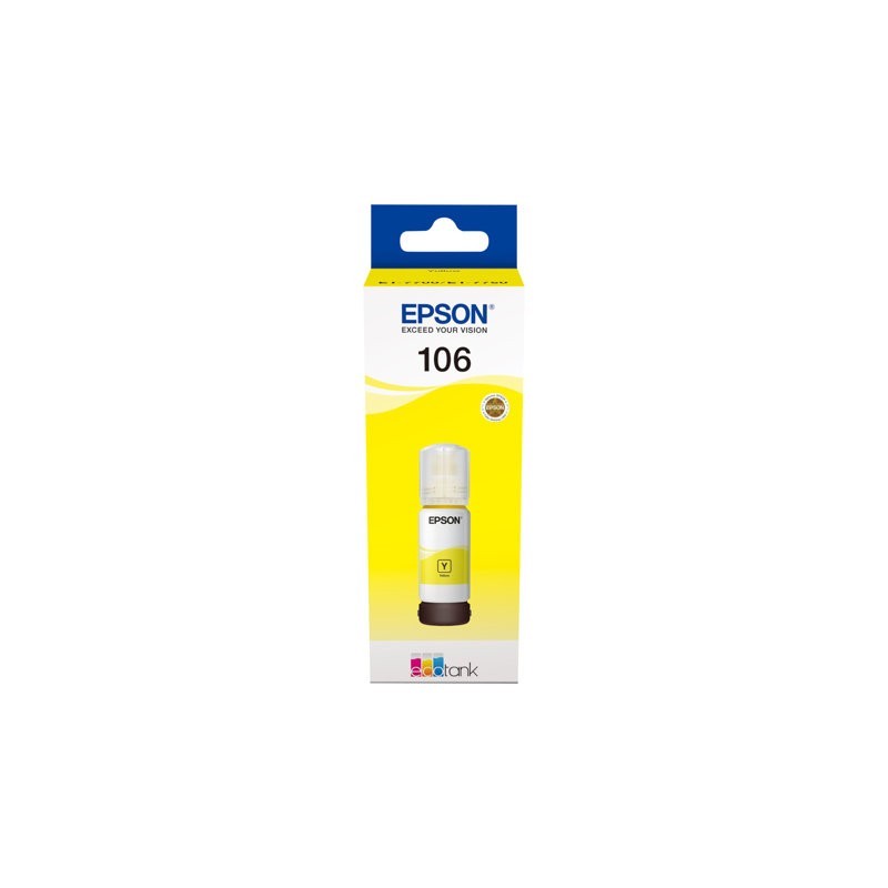 EPSON C13T00R440 Tusz Epson Yellow 106 EcoTank L7160
