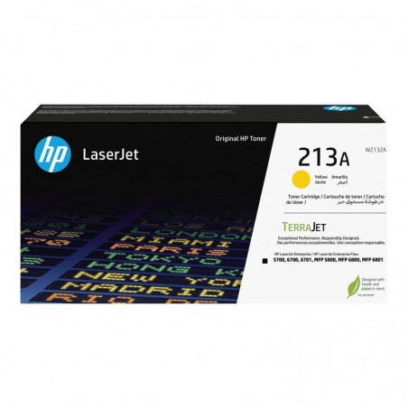 HP 213A Yellow Original LaserJet Toner Cartridge HP 213A Yellow Original LaserJet Toner Cartridge