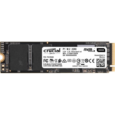 Dysk SSD P1 500GB M.2 PCIe NVMe 2280 1900/950MB/s Dysk SSD P1 500GB M.2 PCIe NVMe 2280 1900/950MB/s