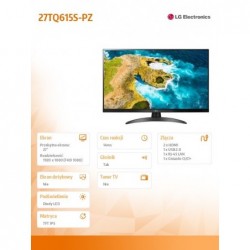 Monitor 27TQ615S-PZ 27 cali FHD IPS LED 