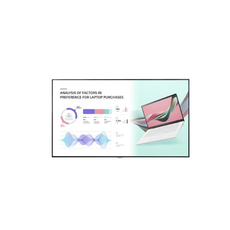 Monitor wielkoformatowy 98UH5J-H UHD 98 cali  IPS 500cd/m2 24/7 